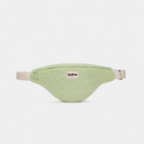 Hindbag - Sac Banane Olivia Éponge Vert Amande en coton bio Hindbag - Sac Banane Olivia Éponge Vert Amande en coton bio