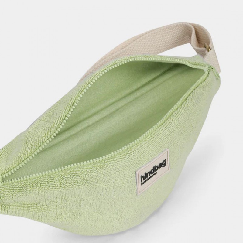 Hindbag - Sac Banane Olivia Éponge Vert Amande en coton bio Voir la slide Hindbag - Sac Banane Olivia Éponge Vert Amande en coton bio