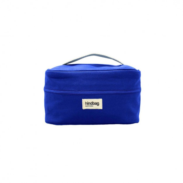 Hindbag - Vanity Gaspard Bleu Électrique en coton bio