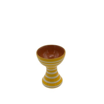 Coquetier céramique jaune moutarde - A Loja de Ceramica