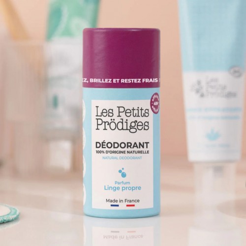Déodorant naturel linge propre - Les Petits Prödiges sans aluminium Déodorant naturel linge propre - Les Petits Prödiges sans aluminium