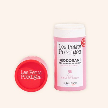 Déodorant naturel fleur de coton - Les Petits Prödiges sans aluminium