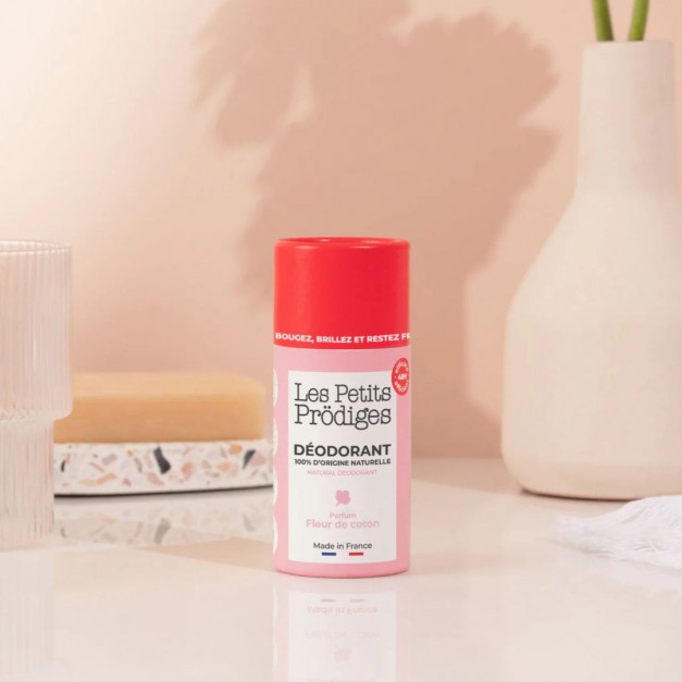 Déodorant naturel fleur de coton - Les Petits Prödiges sans aluminium