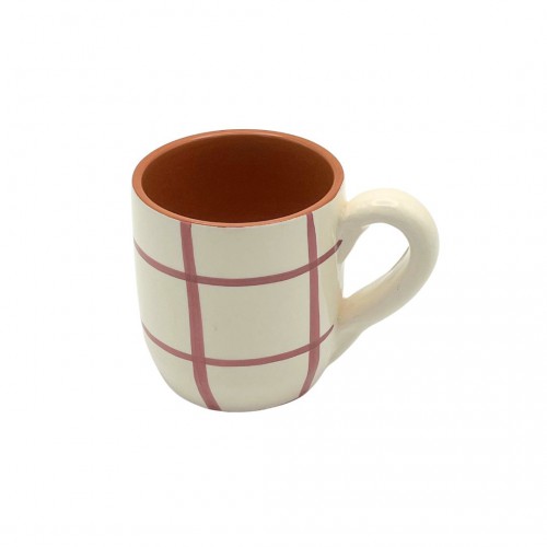 Mug céramique carreaux vieux rose - A Loja de Ceramica Mug céramique carreaux vieux rose - A Loja de Ceramica