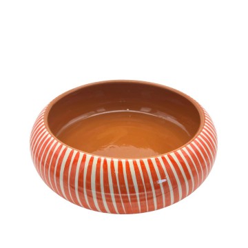 Plat à salade céramique rouge - A Loja de Ceramica