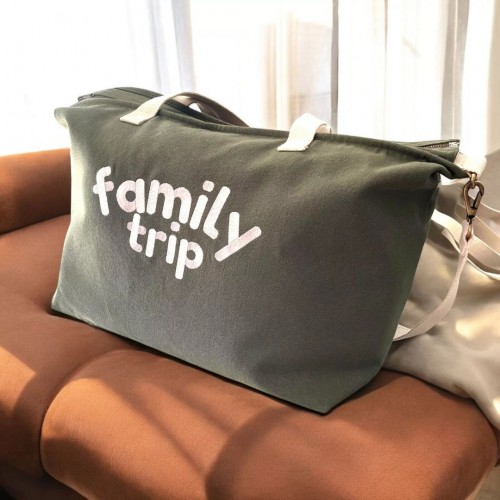 Sac Week-End Family Trip – Coton bio GOTS – Grand format pratique & solidaire Sac Week-End Family Trip – Coton bio GOTS – Grand format pratique & solidaire