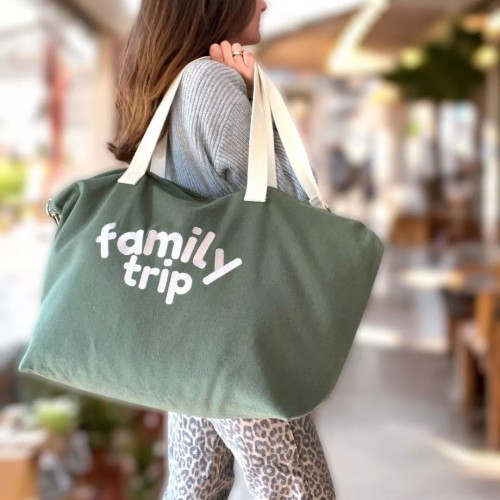 Sac Week-End Family Trip – Coton bio GOTS – Grand format pratique & solidaire Sac Week-End Family Trip – Coton bio GOTS – Grand format pratique & solidaire