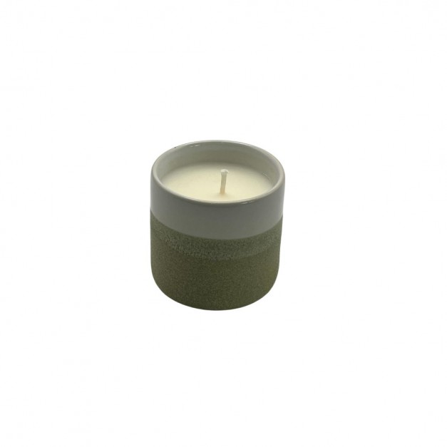 Bougie Céramique Monoï 100g - Cire Végétale Écologique - Maison Évidence