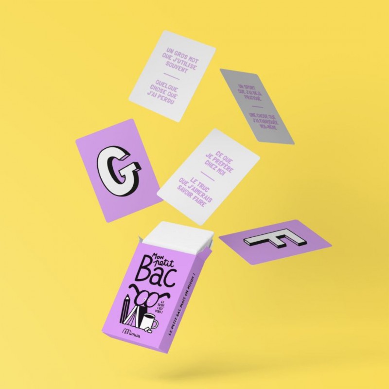 Jeu Mon Petit Bac - Minus Editions Voir la slide Jeu Mon Petit Bac - Minus Editions