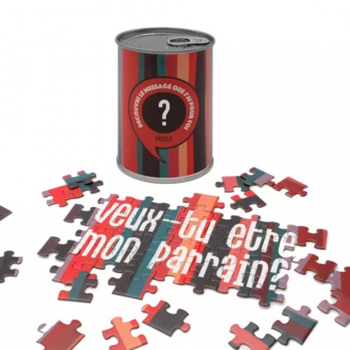 Puzzle à message Veux-tu être mon parrain? - BWAT Puzzle à message Veux-tu être mon parrain? - BWAT