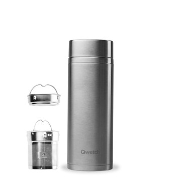 Théière isotherme Inox brossé 400 ml - Qwetch, zéro déchet