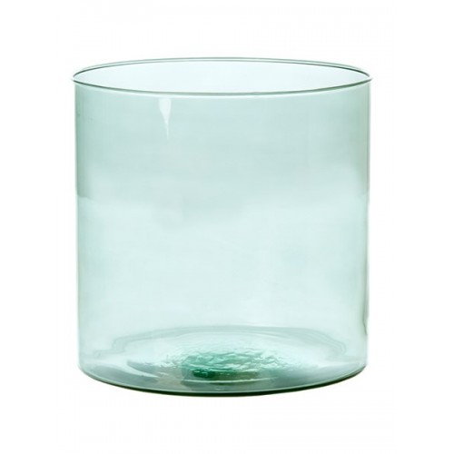 Vase/photophore en verre recyclé XL vert clair Oohh by Lubechliving Vase/photophore en verre recyclé XL vert clair Oohh by Lubechliving