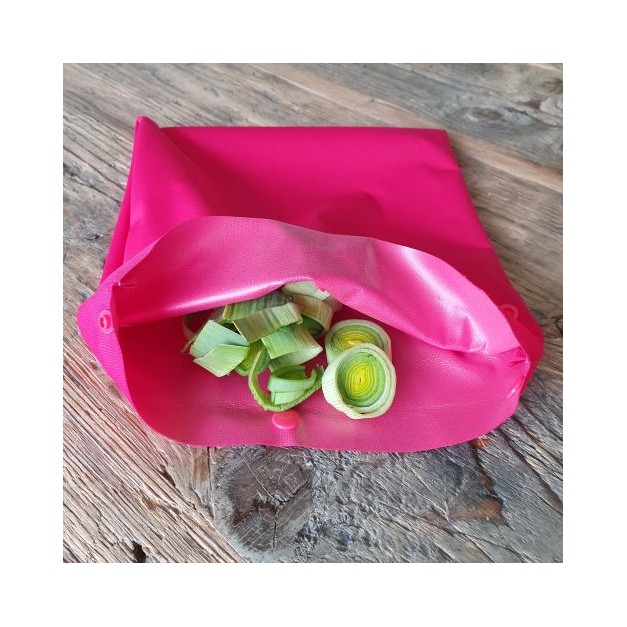 Flax & Stitch Sac à congélation Raspberry