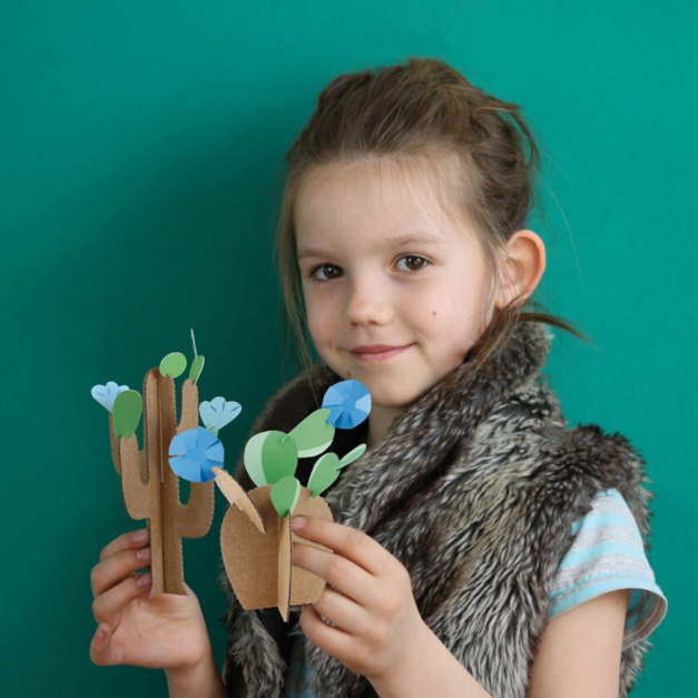 Pirouette Cacahouète Kit créatif Mes cactus colorés