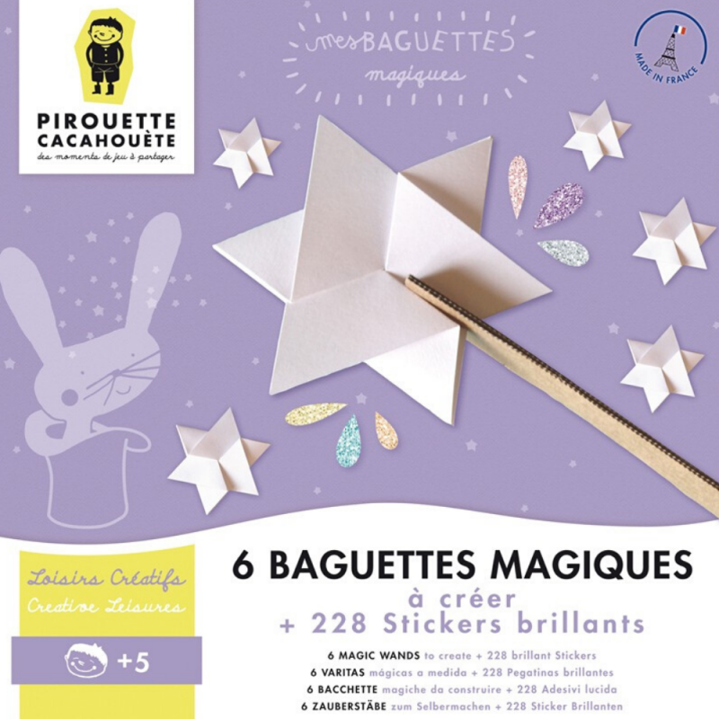 Pirouette Cacahouète Kit créatif Mes baguettes magiques Voir la slide Pirouette Cacahouète Kit créatif Mes baguettes magiques