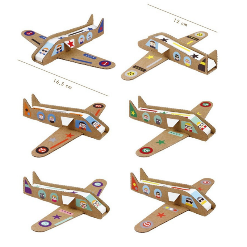 Pirouette Cacahouète Kit créatif Avions à réaction Voir la slide Pirouette Cacahouète Kit créatif Avions à réaction