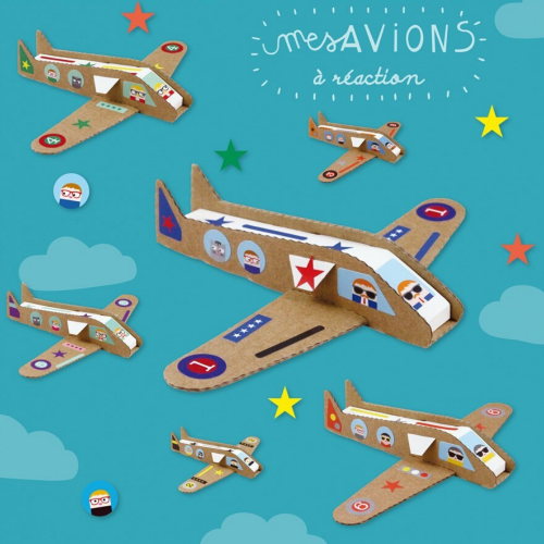 Pirouette Cacahouète Kit créatif Avions à réaction Pirouette Cacahouète Kit créatif Avions à réaction