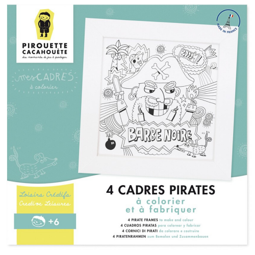 Pirouette Cacahouète Kit créatif Pirates à colorier Pirouette Cacahouète Kit créatif Pirates à colorier