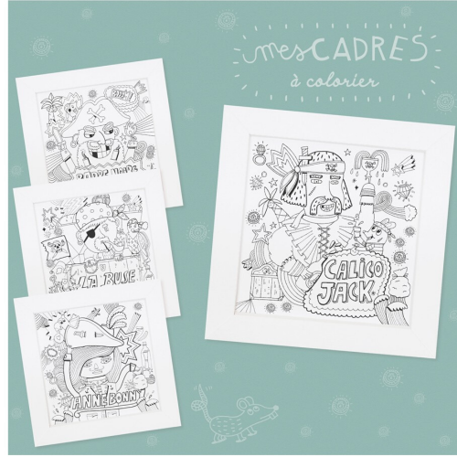 Pirouette Cacahouète Kit créatif Pirates à colorier Pirouette Cacahouète Kit créatif Pirates à colorier