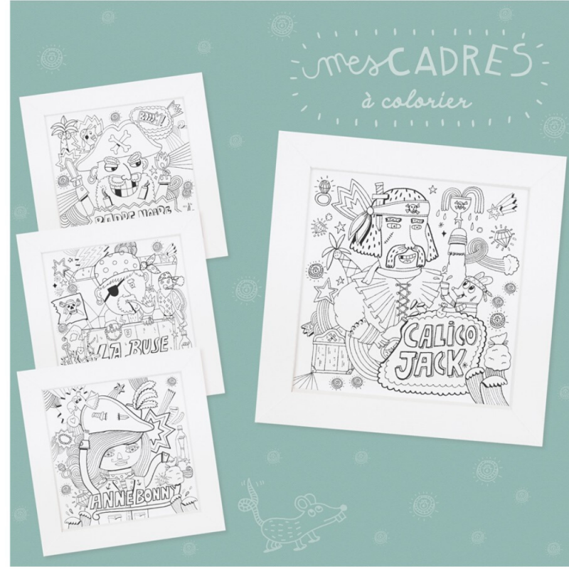 Pirouette Cacahouète Kit créatif Pirates à colorier Voir la slide Pirouette Cacahouète Kit créatif Pirates à colorier