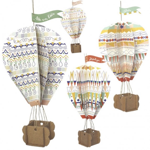 Pirouette Cacahouète Kit créatif Montgolfières