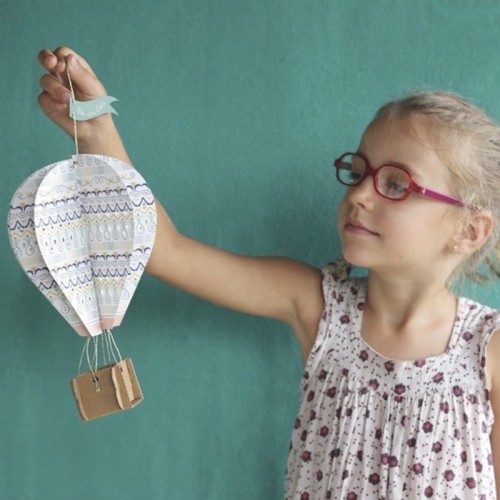 Pirouette Cacahouète Kit créatif Montgolfières Pirouette Cacahouète Kit créatif Montgolfières