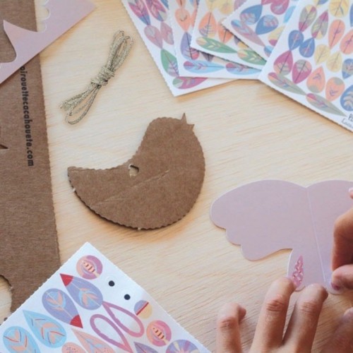 Pirouette Cacahouète Kit créatif Mes oiseaux poétiques Pirouette Cacahouète Kit créatif Mes oiseaux poétiques