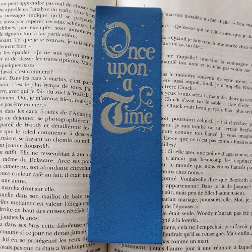 Marque-page en cuir Once upon a time Marque-page en cuir Once upon a time