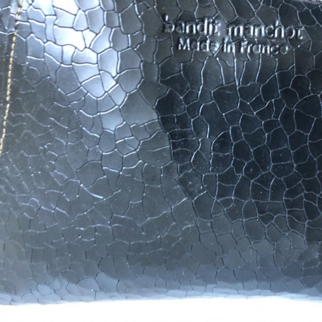 Trousse de toilette homme Marron foncé en crocodile