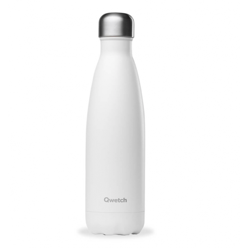 Gourde Isotherme Mate Blanche Qwetch - 12h Chaud, 24h Froid Voir la slide Gourde Isotherme Mate Blanche Qwetch - 12h Chaud, 24h Froid