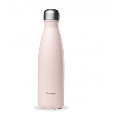 Adoptez la Gourde Isotherme Pastel Rose 12h Chaud 24h Froid - Qwetch