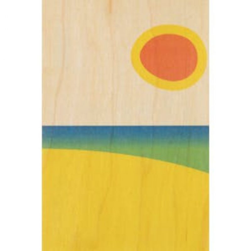 Voir la slide Woodhi carte postale en bois Miami Sunset