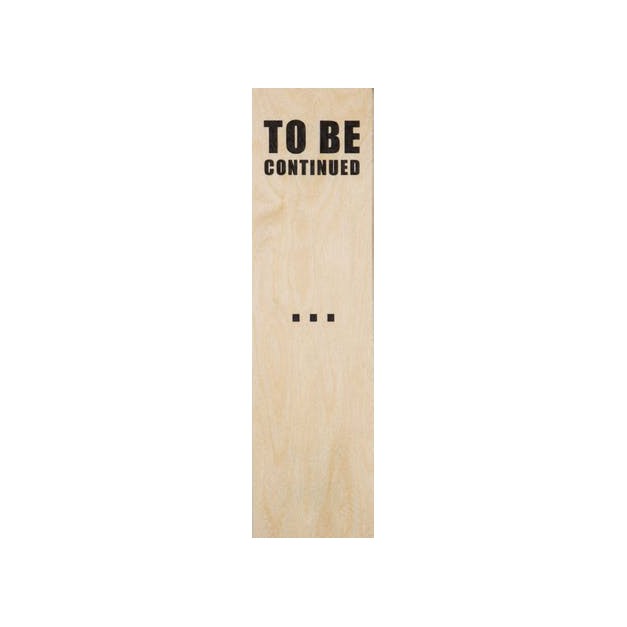 Woodhi marque-page en bois To Be Continued
