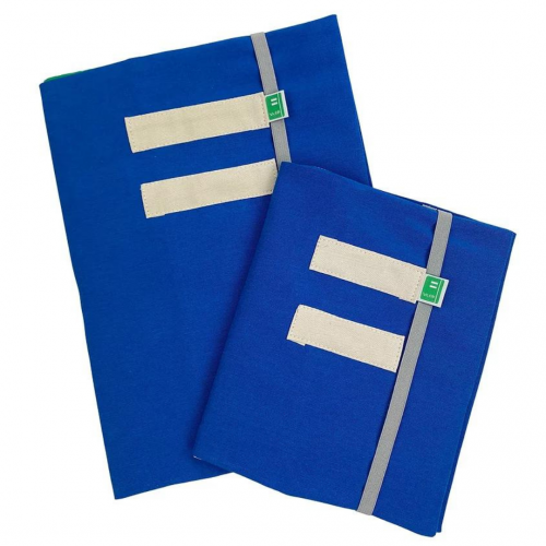 Vlop protège cahier en tissu bleu Vlop protège cahier en tissu bleu