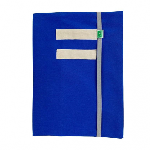 Vlop protège cahier en tissu bleu Vlop protège cahier en tissu bleu