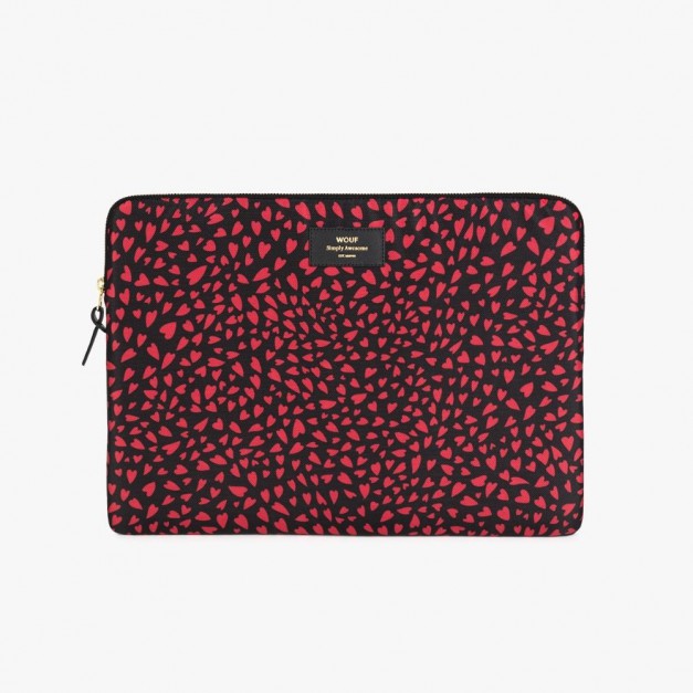 Wouf pochette d'ordinateur Hearts