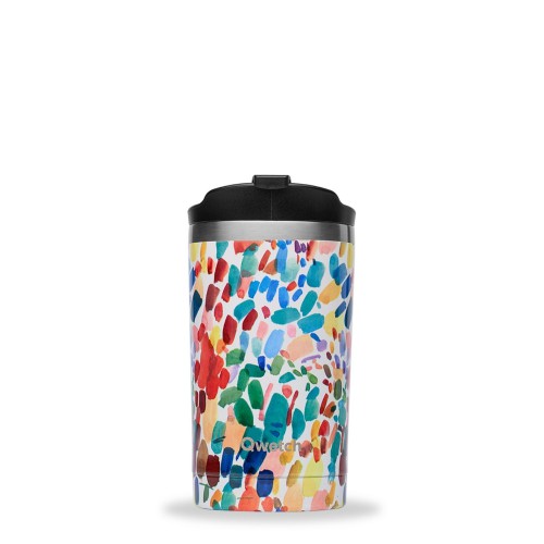 Travel Mug Arty 350 ml - Qwetch, 6h Chaud 12h Froid, Étanchéité Travel Mug Arty 350 ml - Qwetch, 6h Chaud 12h Froid, Étanchéité