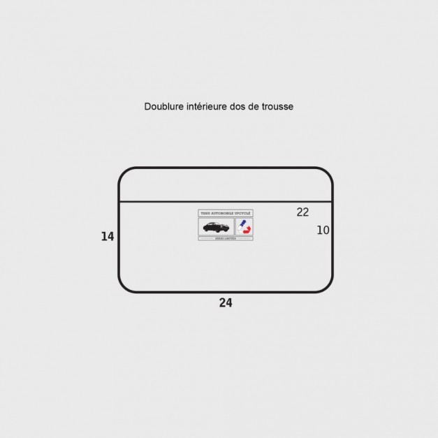 Trousse de toilette Entre 2 Rétros 6 Bobby bleue