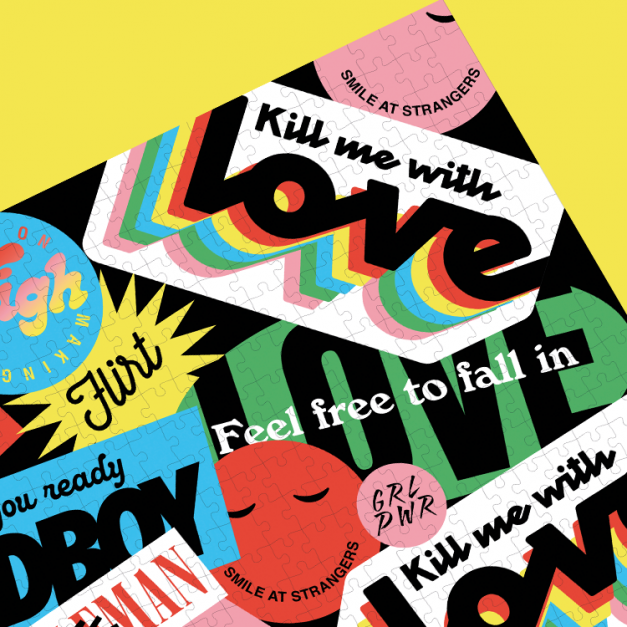Piece & Love - Puzzle 1000 pièces Pop Up