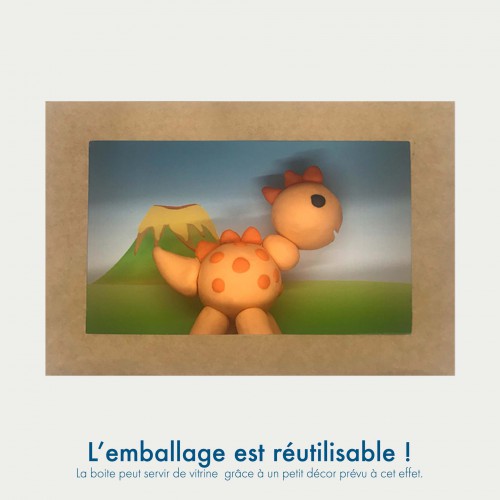 Kit pâte à modeler bébé dino - Flomi