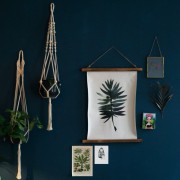 articles de décoration en matières recyclées ou upcyclées à suspendre